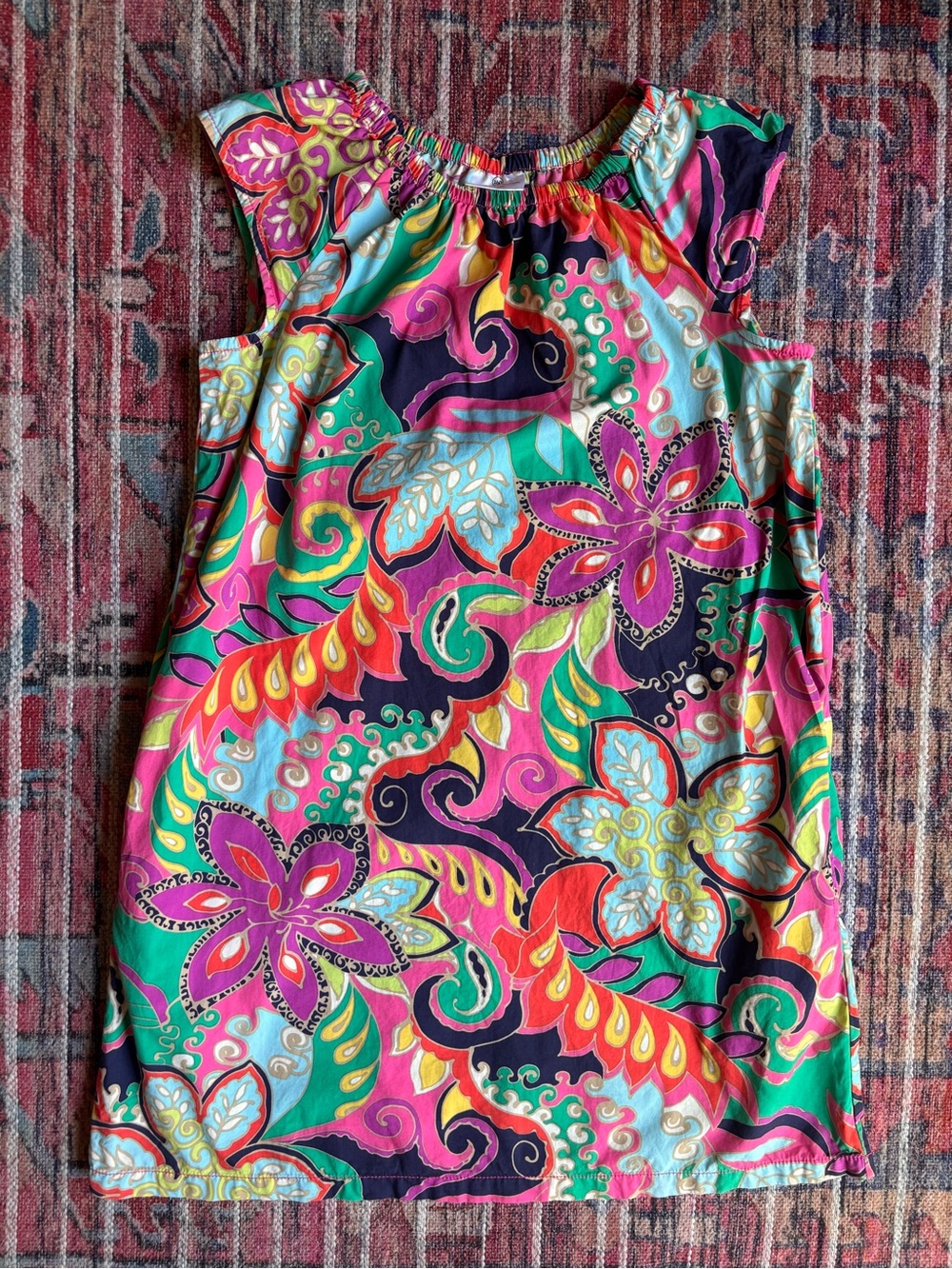 Hanna Andersson 14-16y (160) Print Tunic Dress with Pockets
